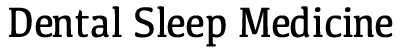 Dental Sleep Medicine Partners nav logo